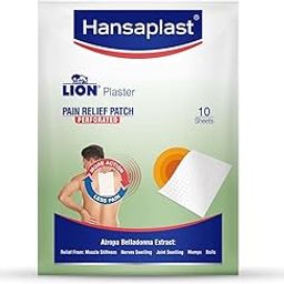 Hansaplast Lion Heat Plaster, Back and Neck Pain Relief Patches | Set of 30 pcs with 10 sheets in each-31