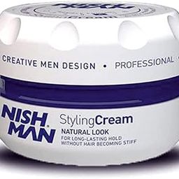 Nishman Hair Styling Cream Flexible 6- Natural Matte Finish | Moisturizing Effect | Firm Light Hold | Hair Style Cream (146g/150ml)-16