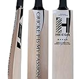 Heega 'Cricket is My Passion' Supreme Quality Kashmir Willow Cricket Bat Size : 6 (31.50 in)-image-77
