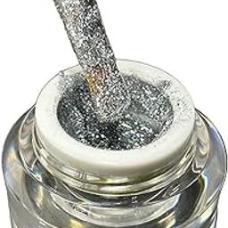 Bolt Bee Glitter Gel Nail Polish Set 10 Colors Platinum Gel Nail Polish (10g/each) (9.OLD SILVER, PLATINUM GEL)-image-42