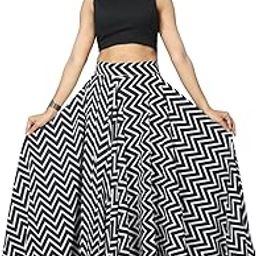 Women's Crepe Skirts - A-Line || High-Waist || Flared || Midi || Maxi || and Knee-Length Options for a Stylish and Comfortable Look || Traditional and Casual Look-image-82
