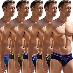 Daycare Innerwear Smart Cut Briefs (Pack of 5 Colours) - 100% Cotton Fabric | Stylish Innerwear | Smart Colours | Mens Underwear | Cool & Comfortable Cotton Fabric | Mens Briefs | Cotton Briefs…-picture-41