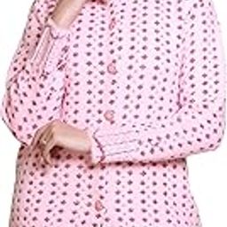 Women's Woolen/Acyrlic Winter Wear Warm Full Sleeve Knitted Cardigan/Sweaters Hair Yarn Long Coat Pullover Computer Knitted Jaquard Design | Size Suitable for Land XL | Sky Blue-image-89
