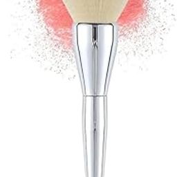 SHISHI Foundation Brush, Large Powder Brush Flat Arched Fluffy Synthetic Kabuki Makeup Brush Perfect For Blending Liquid, Cream, Flawless Powder, Blush, Buffing, Blending, Concealer, Contour (Silver)-image-72