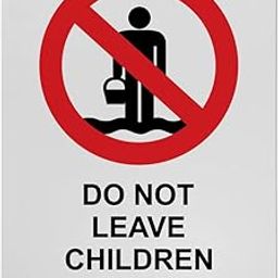 Do Not Leave Children Sign, 8.5 x 11 in" OSHA Compliant Swimming Pool Spa Sign, Weatherproof Plastic, UV resistant & Easy-to-Read Signage-image-66
