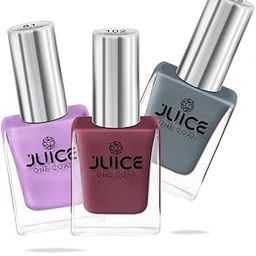 JUICE Quick-dry, Long Lasting, Chip Resistant, Gel Finish, High Gloss, F&D APPROVED COLORS & PIGMENTS Nail Kit, 3 in 1 Combo 09,-image-15