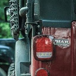 AUTO MT Bold Look Wrangler LED Tail Light Lamp for Thar/540/550 (6x1.5x7-inch) -Pair of 2-image-86