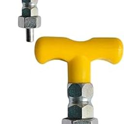 2pcs T-Catcher Pin 10mm Weight Lock with Yellow Handle for Multi-Gym and Cable Machine-image-6