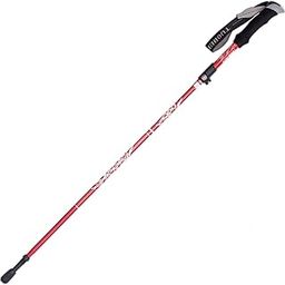 SAZ DEKOR Trekking Poles Quick Adjust Flip-Lock Foldable Walking Sticks for Walking Short Red-image-28