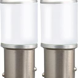 Allextreme ‎BAY15D 1157 LED Parking Bulb 5W Universal Ultra-Bright Brake Tail Light for Car (White, 2 Pcs)-19