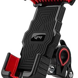 Inkbird LERWAY Bike Phone Holder Bike & Motorcycle Phone Mount Universal Mount with 360° Rotation Handlebar Phone Clamp with Aluminum Arms for Smartphones and GPS Devices Between 4.6 and 6.5 inches-image-42