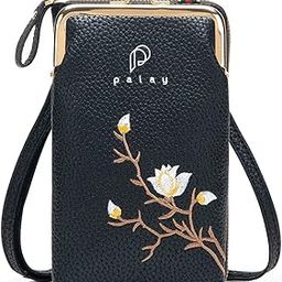 Women's Small Cross-Body Phone Bag Stylish PU Leather Mobile Cell Phone Holder Pocket Purse Wallet Sling Bag Mini Shoulder Bags-27
