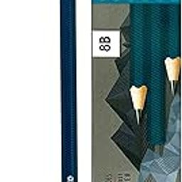 Apsara Drawing Pencils 8B, Special Impregnated Lead, Extra Smoothness While Using, Useful For Drawing, Sketching, Shading And Drafting, Superior Lead Quality (Pack Of 10), Ink Black-picture-31