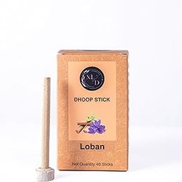 MD FRAGRANCE Premium Luxury Natural Loban Dhoop Sticks Bamboo Less & Charcoal Free Pack of 40 Sticks Ideal for Home Office Yoga Meditation & Aromatherapy Long Lasting Fragrance(Loban)-22