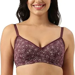 enamor Cotton Blend Women's Non-Padded Non Wired Bra-picture-14