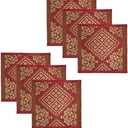 Cloud7 Plastic Pooja Aasan | Outdoor Pyaer Sitting Mat | Multicolor Floor Aasan | Design-Square | Size- 1.5'x1.5' Feet | Sets of 6 Pcs.-image-16