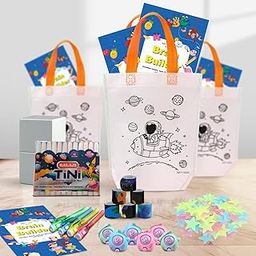 Party Propz Birthday Return Gifts for Kids - 70Pcs for 10 Guest, Astronaut Theme Party Favors Pack | Return Gifts for Kids Age 6-8 | Return Gift for Kids Birthday | Stationery Set for Kids Return Gift-31