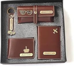 Your Name Leather Unisex Customized Passport Holder and Men's Wallet with Key Chain, Gifts, Personalized Gifts, Personalized Accessories, Multicolor-image-68