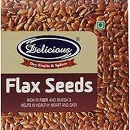 Delicious Flax Seeds 500gm | Avise Ginjalu | Alsi Seeds for Eating | Flexed Seed Rich in Fibre and Omega-3-image-29
