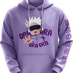 Jujutsu Kaisen Ora Ora Gojo SatoruUnisex Anime Hoodie-image-98