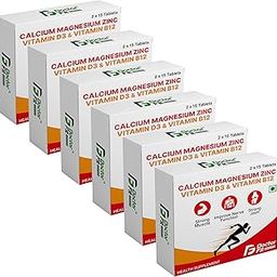 Doctor Fit Calcium Magnesium Zinc with Vitamin D3 and B12 Tablets, Health Supplement for Muscle, Nerve and Joint Support - (180 Tablets)-image-20