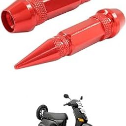 LOVMOTO Universal 2PC Spiked Aluminum Stem Valve Caps Dustproof Tire Wheel Stem Caps for Cars,SUVs,Trucks Bicycles and Motorcycles Comfortable with Eter-no-image-35