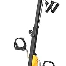 VIVIJASON Foldable Pedal Exercise Bike for Seniors, Adjustable Hand Arm Leg and Knee Exercise Peddler, Recovery Physical Therapy Home Exercise Bike, Handgrip, Resistance Band, Non-Slip Suction Cup-image-37