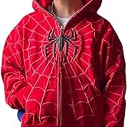 Spider Hero Modern Hoodie | Men's Superhero Jacket | Cosplay Costume Hoodie | Lightweight Zip Sweatshirt for Gym & Casual Wear-image-68