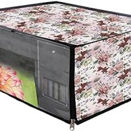 JMT Printer Cover Suitable for Brother DCP-T220 Ink Tank Printer(Pink Color Rose Print)-image-91
