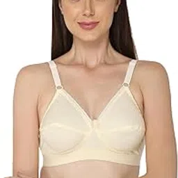 naidu hall Women's Cotton Brassiere | Non-Padded | Non-Wired | Full Coverage | Regular Bra | 1 Piece | (Feather Touch_P)-picture-44
