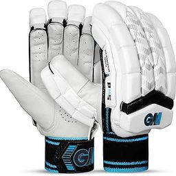 GM Diamond 909 Lightweight Cricket Batting Gloves for Men Right Handed | Ergonomically Designed | Highest Protection | Utmost Comfort | Colour: White/Blue/Black | Free Cover-image-34