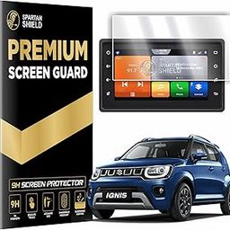 TouchScreen Guard For MARUTI SUZUKI IGNIS || Zeta | Alpha || 7-inch Infotainment System Display Screen Protector || Anti Fingerprint | Water Resistant || ignis Car Navigation Accessories [Not Tempered Glass] (7 Inch)-image-94