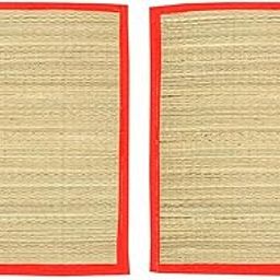 Trustful Gift House Tgh Traditional Korai Grass Mat - Kusha Grass Aasan Mat For Sitting 24 X 18 Inch [Pack Of 2] Multicolour-image-26