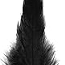 Tiptop Decoration Natural Dyed Pointed Feathers (10-15 Cm) (50 Pieces) (Raven Black)-image-76