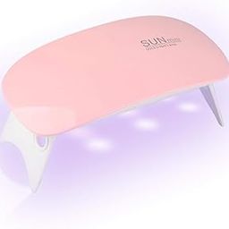 Sun Mini LED UV Nail Lamp || Gel Nail Polish Dryer - Pink-53