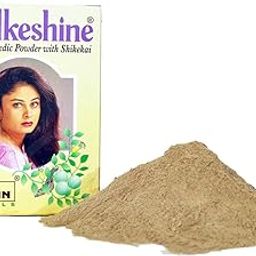 Jai-Son Herbals Silkeshine Shikakai Powder Hair Growth And Treatment | For Dark, Thick, Shiny Hair (100 Gram) Pack of 5-36