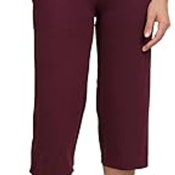 KRYPTIC Women Parallel Capri Pure Cotton Solid Relaxed fit with Side Pocket and Adjustable Waist-image-8