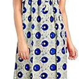 Women's Cotton Nighty (Pack of 1) Nighty for Girl1_Multi_Free Size Upto XXL Green-picture-28