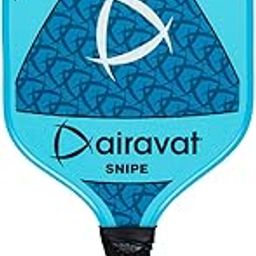 Airavat Pickleball Paddle, Snipe Pickleball Paddle Pack of 1 Pc, Made of Full Carbon Fiber Sure-Grip Elongated Handle Increased Power and Spin, High Performance Pickleball Racket (Blue)-image-22