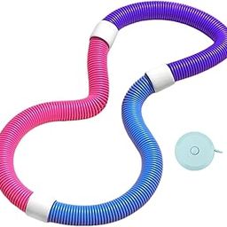 CALANDIS™ Foldable Fitness Hoop Versatile Exercise Ring for Travel Waist Pilate Indoor Pink with 1.2Kg | Abdominal Exercisers | Fitness Equipment & Gear | Fitness, Running & Yoga-image-37