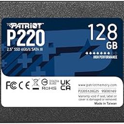 Patriot Memory P220 128GB Internal SSD SATA 3 2.5" Solid State Drive P220S128G25-image-67