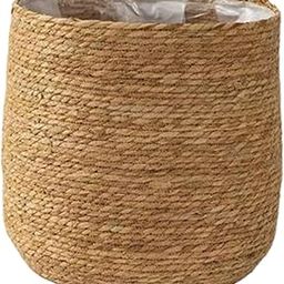 ATORSE Woven Straw Flower Pot Practical Container for Balcony Indoor Outdoor Garage L-image-69