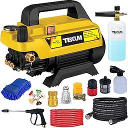 TEXUM TX-I100D Portable high Pressure Car Washer Machine for Washing car, Bike, Vehicles, 280 Bar Max Pressure and 2.8 KW Motor Power. (Updated Model)-image-17