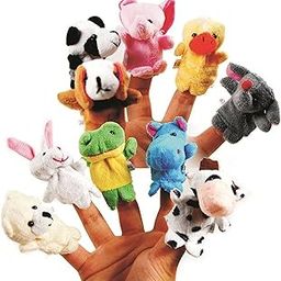 Skylofts Cute Animal Finger Puppet, Multi Color (Animal Puppet (10pcs))-image-25