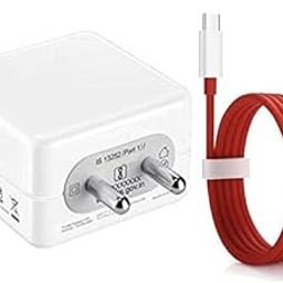 Type C Charger for Google Pixel Fold Original Adapter Super Flash Vooc Fast Quick Qualcomm Charging Smart IC Technology with 1m Type C Red USB Data Cable (White, Dash, SE.AI6)-image-97