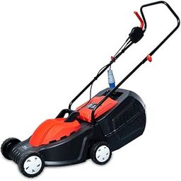 VIMAL 1200 Watt Electric Push Lawn Mower Corded with Grass Catcher, 3 Adjustable Height Positions, Foldable Handle with 30-LTR Detachable Bag, 13 Cutting Blade with 1.6 HP Motor - Red-picture-15