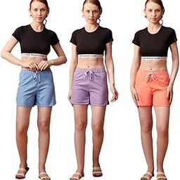 Women's Quick-Dry Swim Shorts with Magic Aqua Print Relaxed Fit Soft Fabric Ideal for Summer Outings and Beachside Fun Activities-picture-15