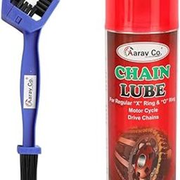 Aarav Co. Chain Lube 500ML with 1 Unit Blue Chain Cleaner Brush-image-43