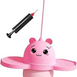 CALANDIS™ Pogo Ball with Handle with Ball Pump Exercise Pogo Stick for Kids Boys Girls Pink | Exercise Balls | Fitness Equipment & Gear | Fitness Running & Yoga-image-105