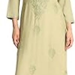 Women's Rayon Straight Cut Round Neck Kurta with Beautiful Lucknowi Chickenkari Work, Stylish Kurti for Women, Daily Use Office and College Wear Kurti (1593)-picture-47